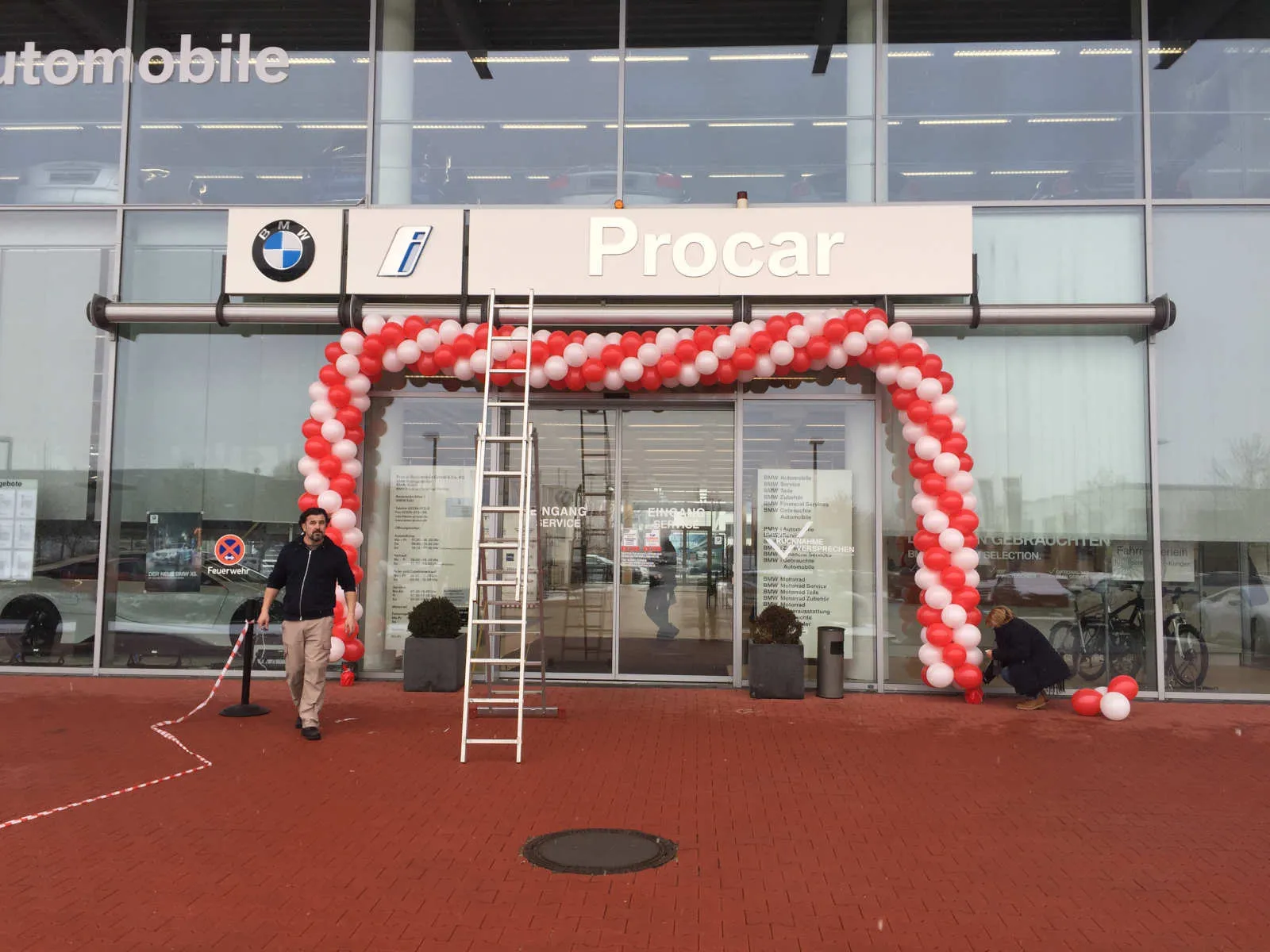 Ballonius, Ballondekoration für den Außenbereich