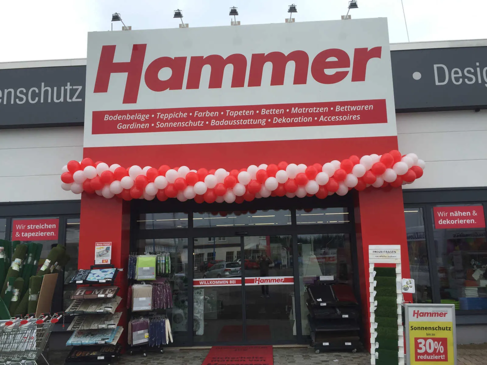 Ballonius, Ballondekoration für den Außenbereich