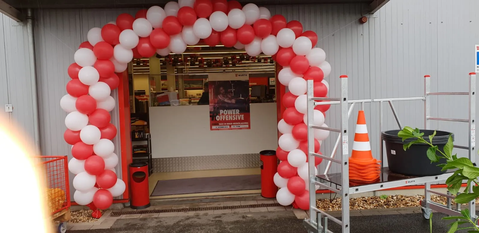 Ballonius, Ballondekoration für den Außenbereich