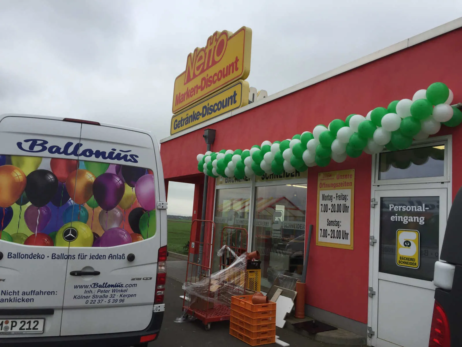 Ballonius, Ballondekoration für den Außenbereich