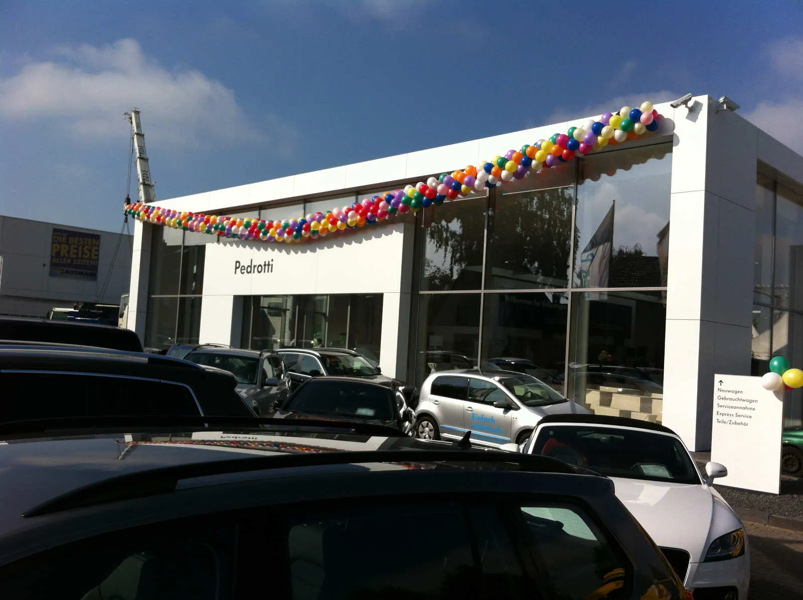 Ballonius, Ballondekoration für den Außenbereich