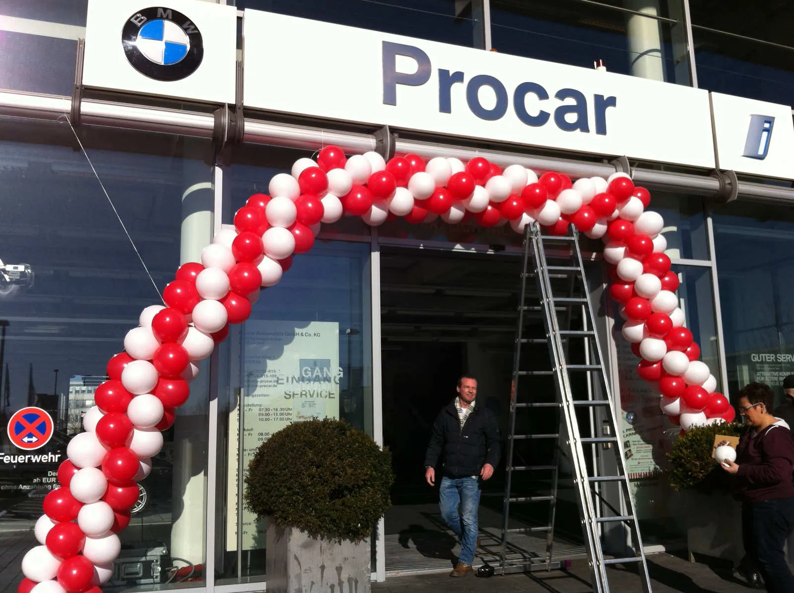 Ballonius, Ballondekoration für den Außenbereich