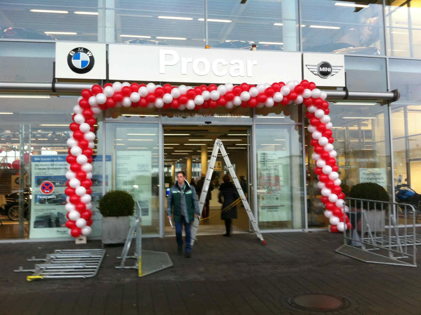 Ballonius, Ballondekoration für den Außenbereich