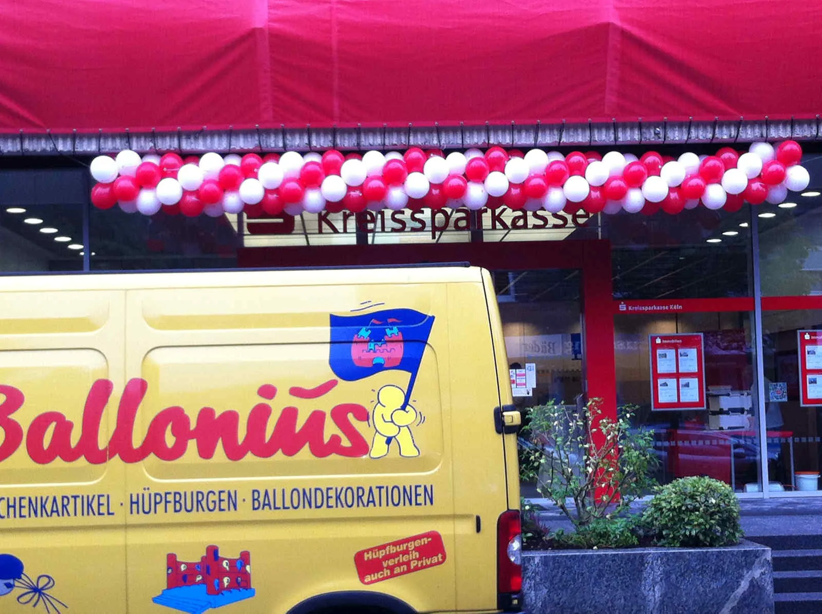 Ballonius, Ballondekoration für den Außenbereich