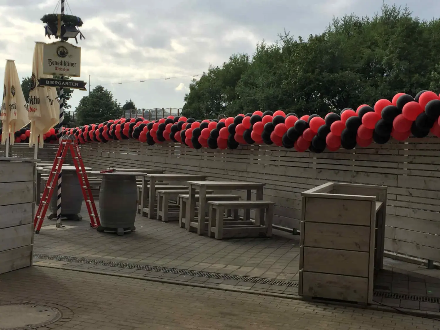 Ballonius, Ballondekoration für den Außenbereich