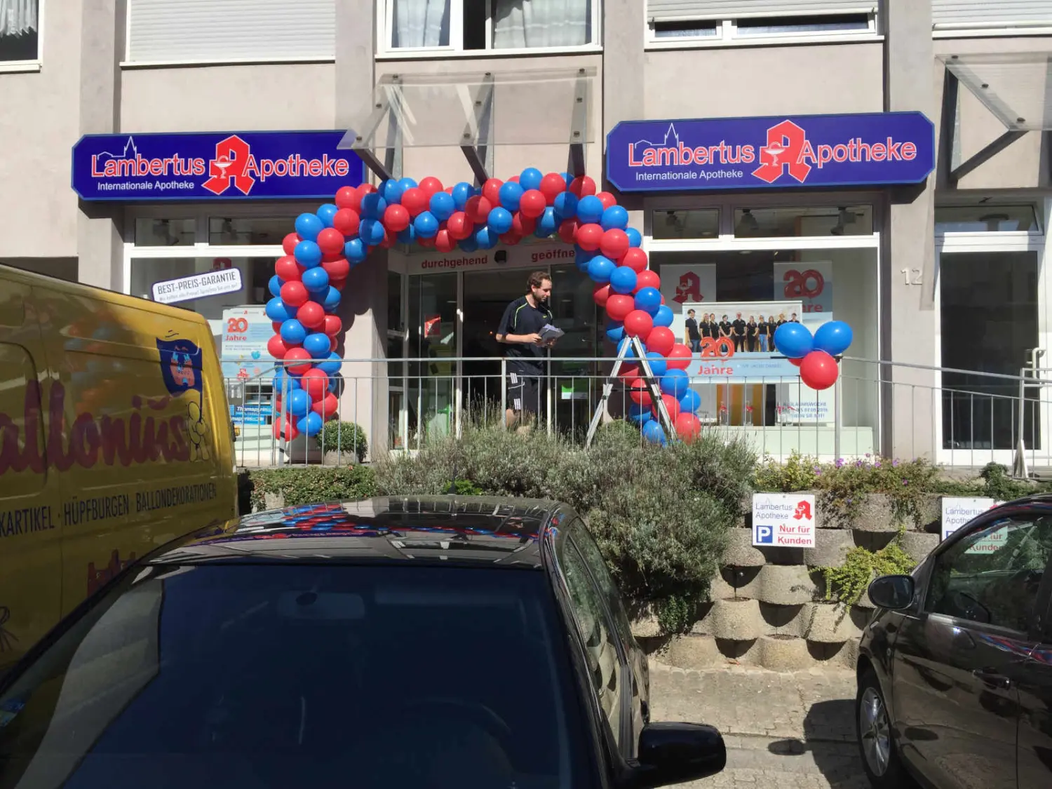 Ballonius, Ballondekoration für den Außenbereich