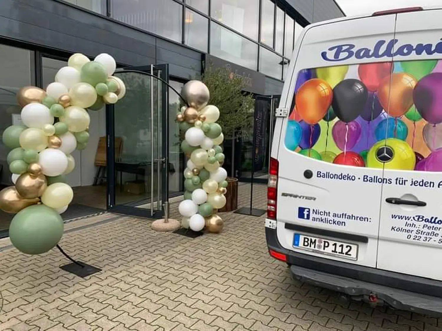 Ballonius, Ballondekoration für den Außenbereich