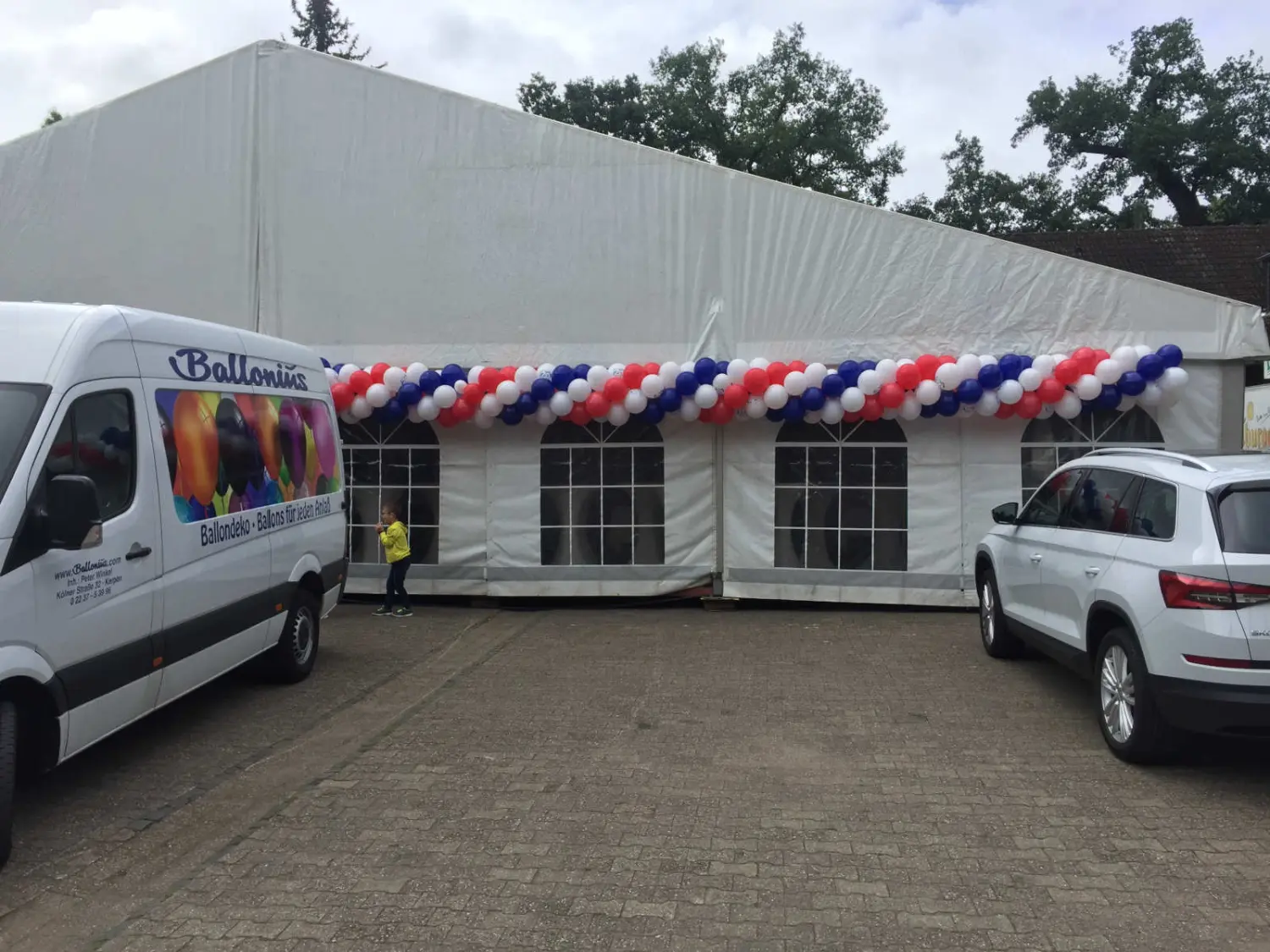 Ballonius, Ballondekoration für den Außenbereich