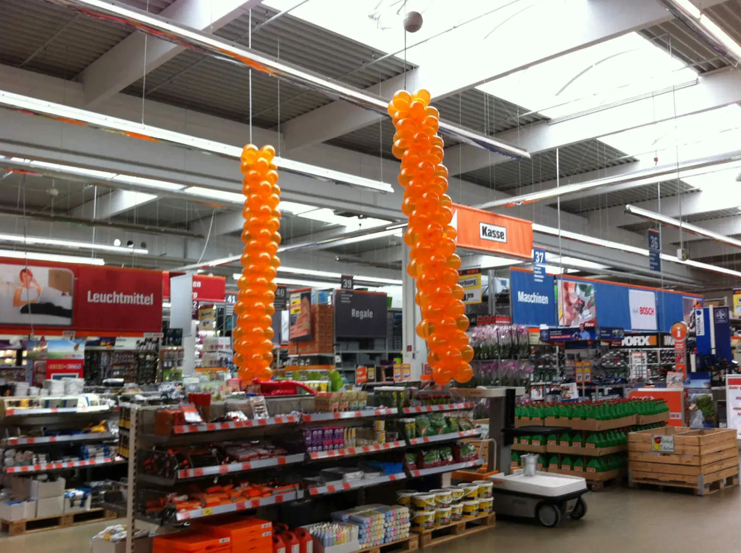 Ballonius, Ballondekoration für den Innenbereich