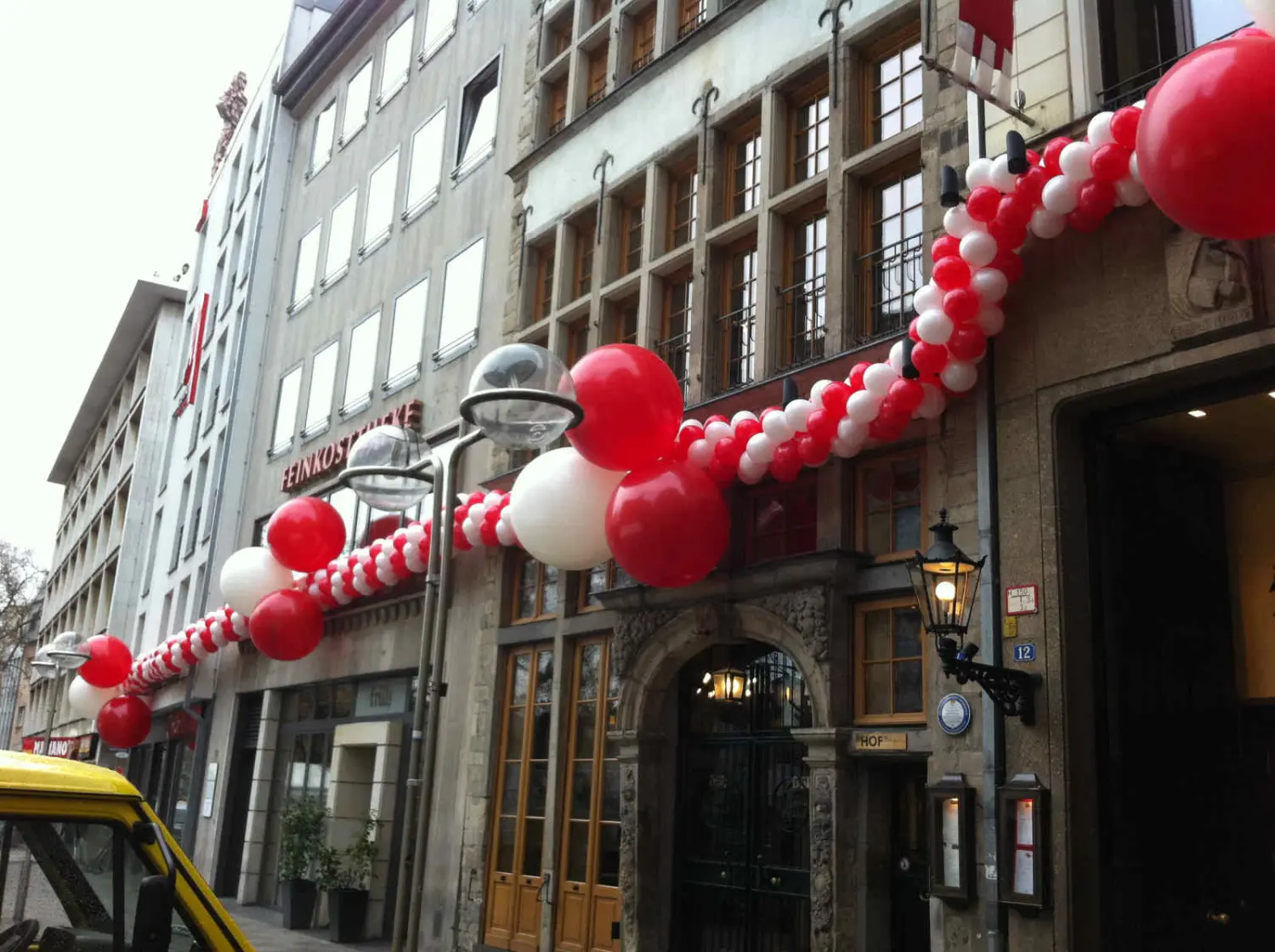 Ballonius, Ballondekoration für den Außenbereich