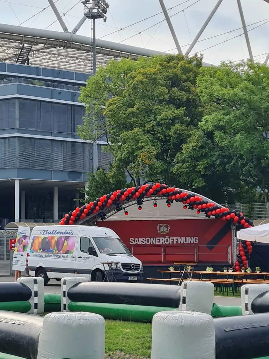 Ballonius, Ballondekoration für den Außenbereich