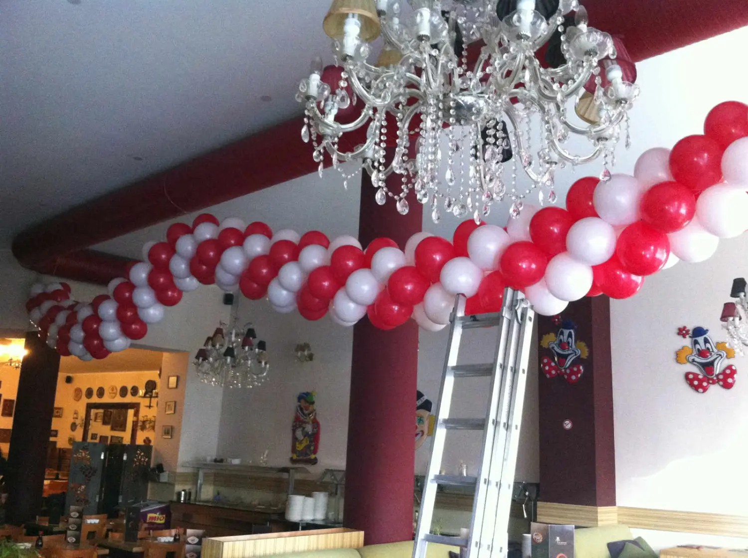 Ballonius, Ballondekoration für den Innenbereich