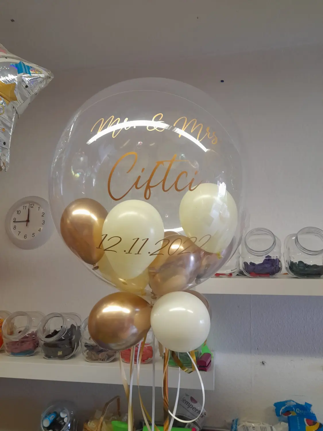 Ballonius, herzförmige Luftballons